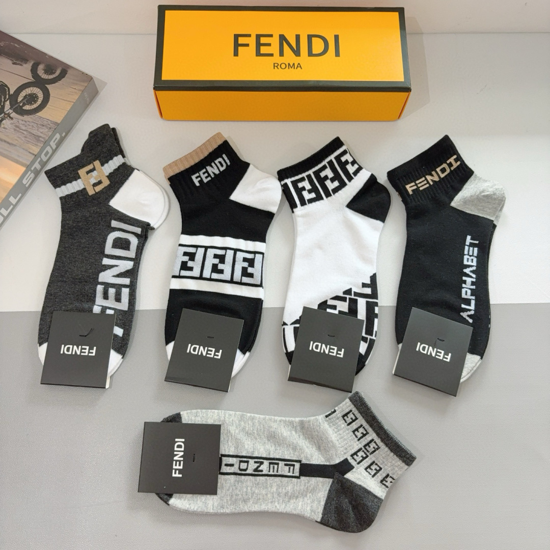 FD Double F short socks V380141