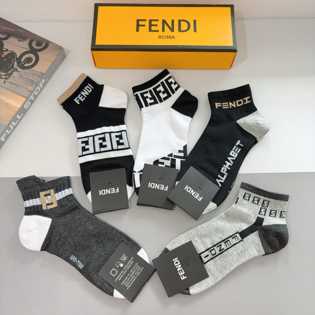 FD Double F short socks V380141