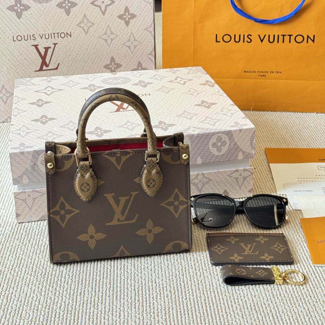 LV Onthego 18cm Tote Bag Set V400813