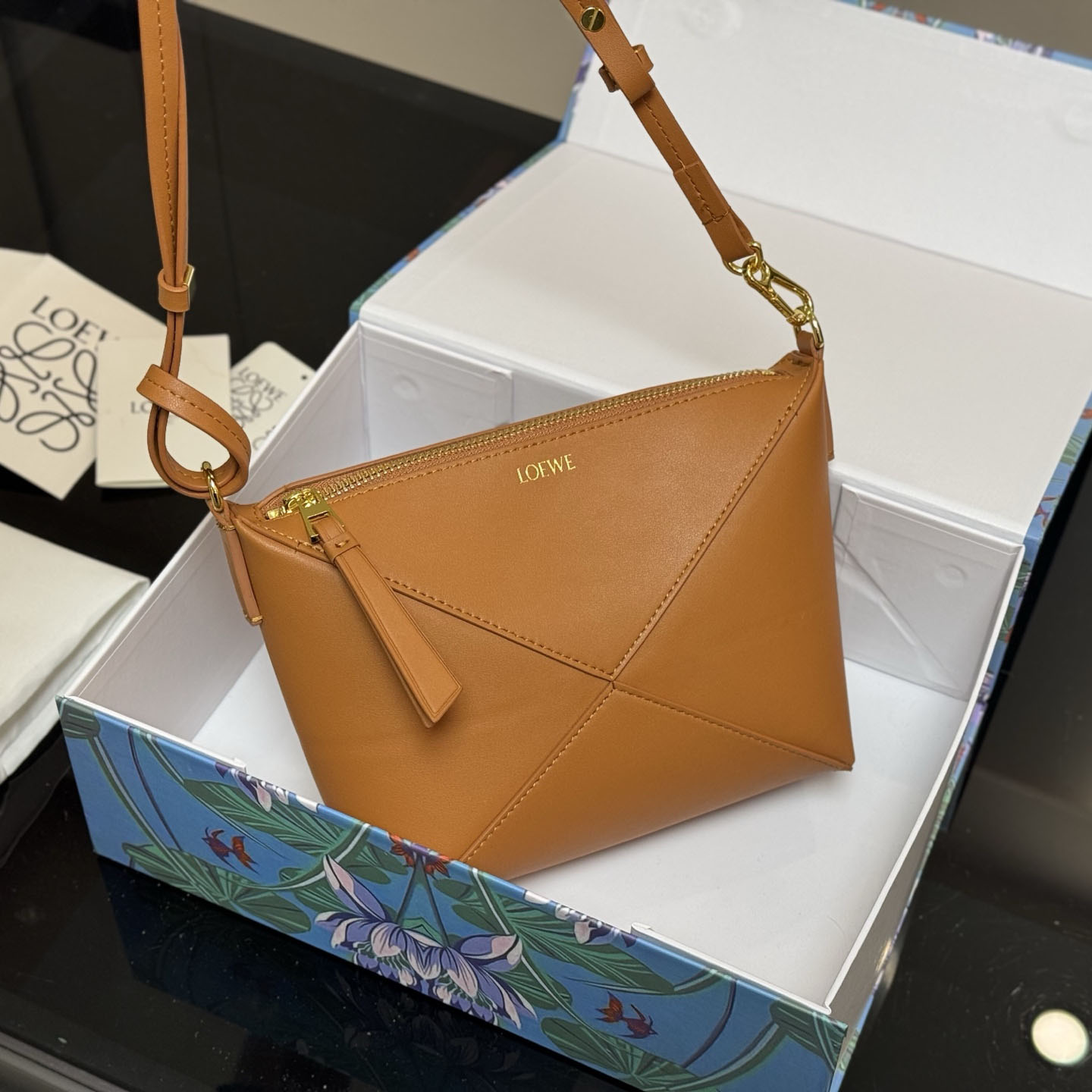 LOE calfskin hobo shoulder bag BV24052014