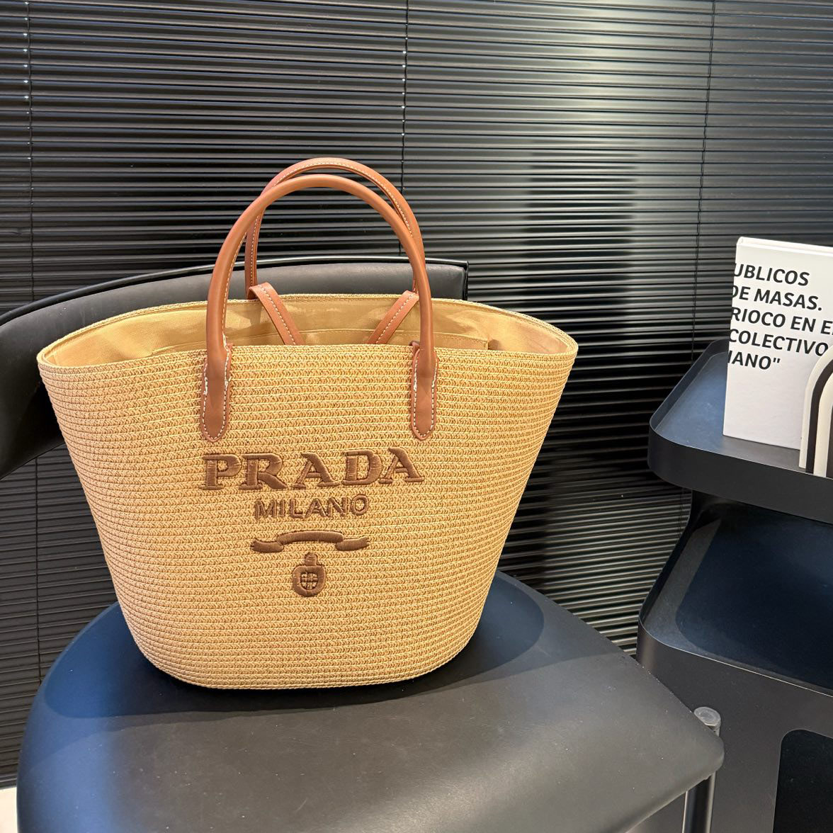 PRA Natural Woven Tote Bag BV240504