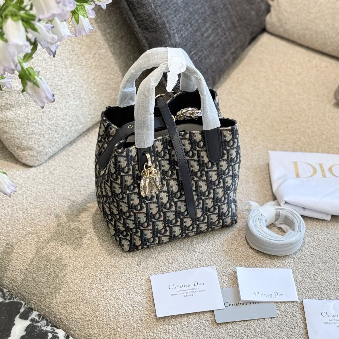 CD Light luxury Toujours vertical small handbag BV240517