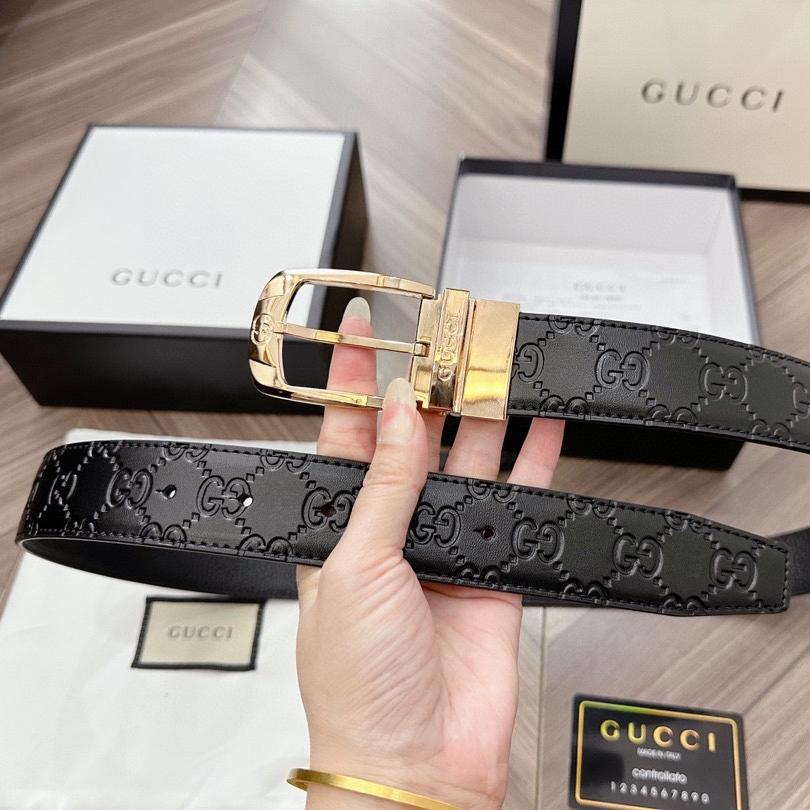 GG Men's classic Cowhide belt YV24052010