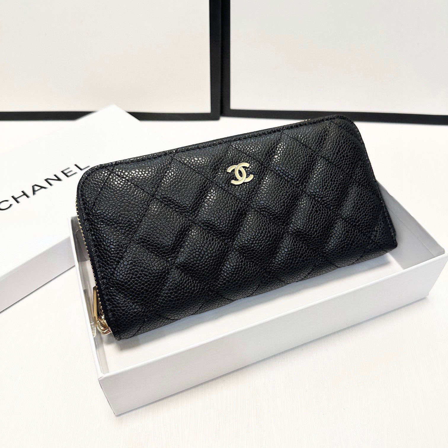 CH Classic Litchi Long Wallet BV24051508