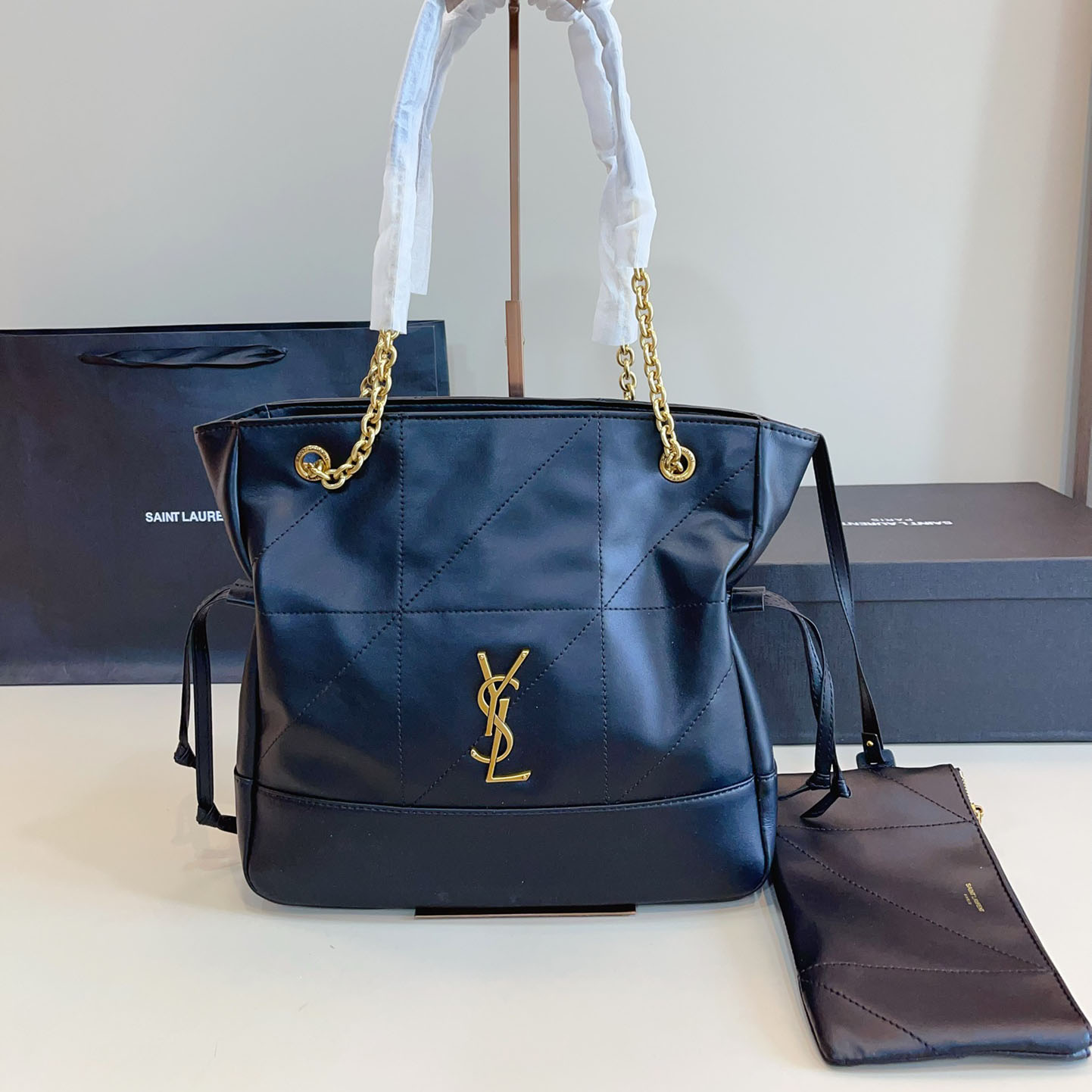 YSL Fashionable Ladies Drawstring Tote Bag BV240507
