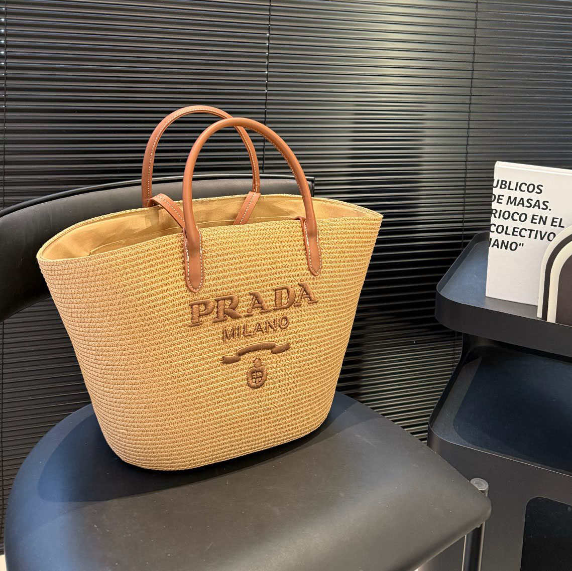 PRA Natural Woven Tote Bag BV240504