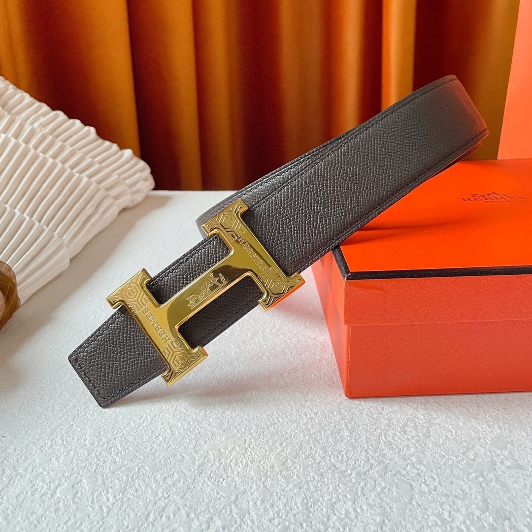 HM can be used on both sides Logo buckle belt   YV24052114