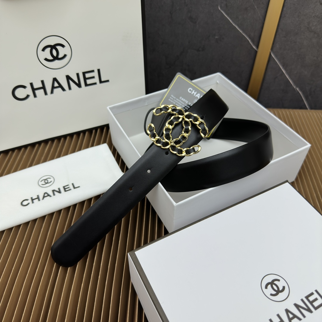 CH  Logo buckle Women's belt   YV24052115