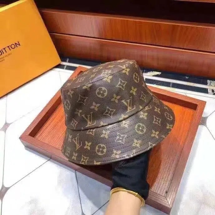 LV Unisex Classic Leather Bucket Hat Z24081005