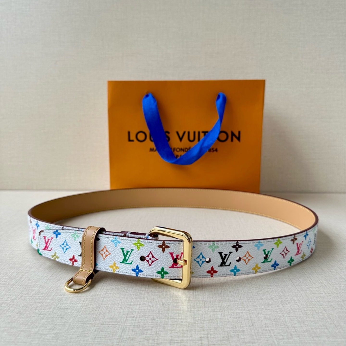 LV x TM  D-ring buckle  belt  YV24052104