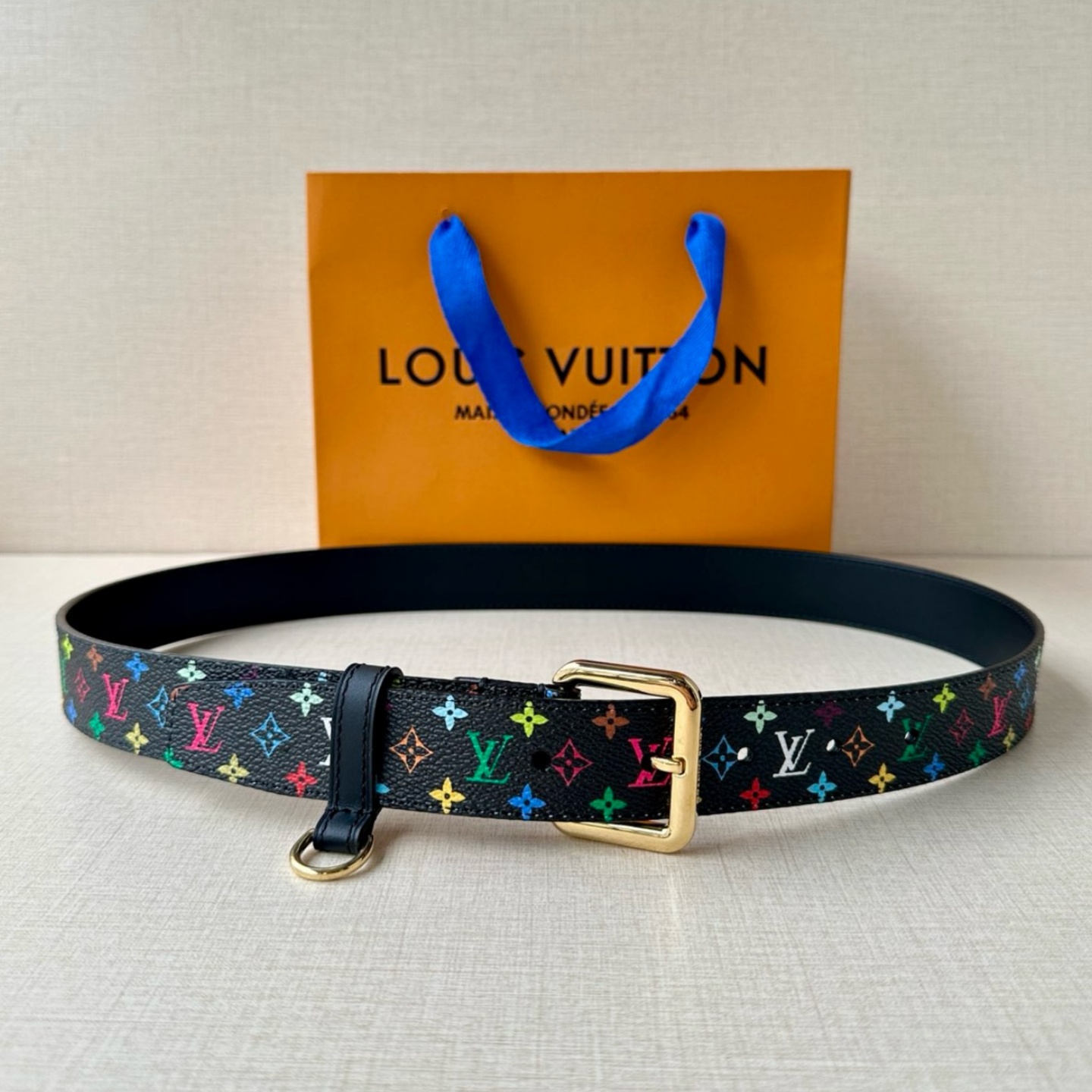 LV x TM  D-ring buckle  belt  YV24052105