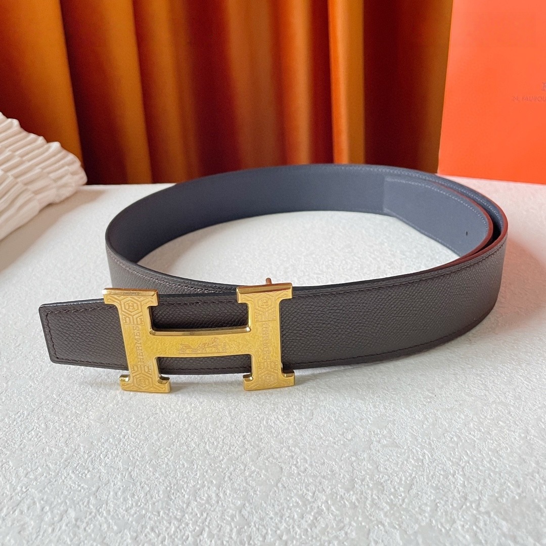 HM can be used on both sides Logo buckle belt   YV24052114
