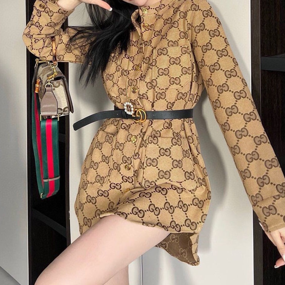 GG New Jacquard Denim Shirt Z24081001