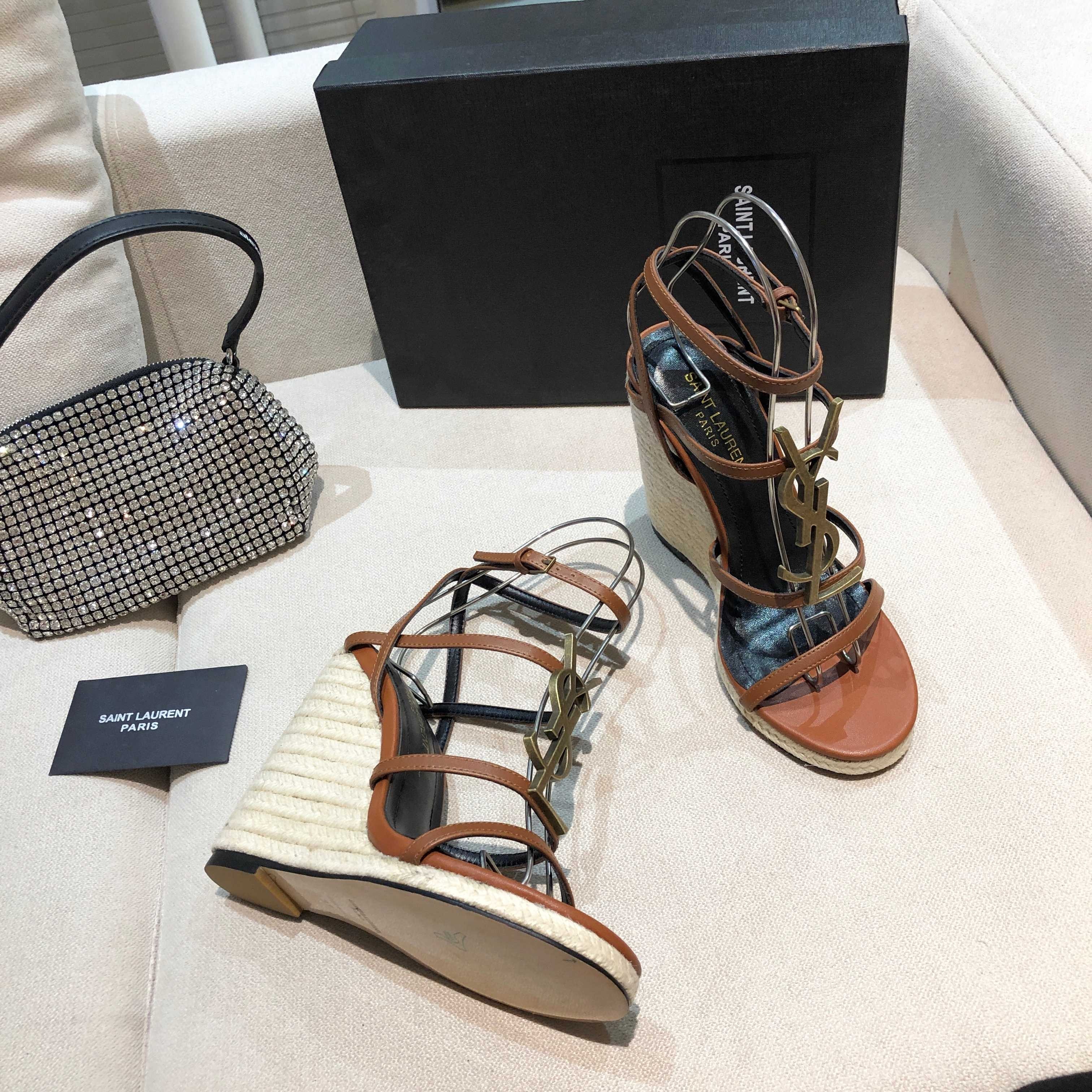 YSL Fashion High Heel Platform Sandals F24080305