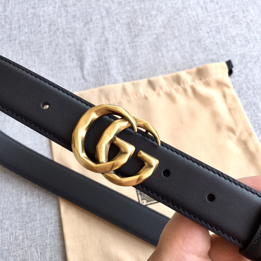 GG  Unisex Marmont Classic Cowhide 3.0cm belt YV24052208