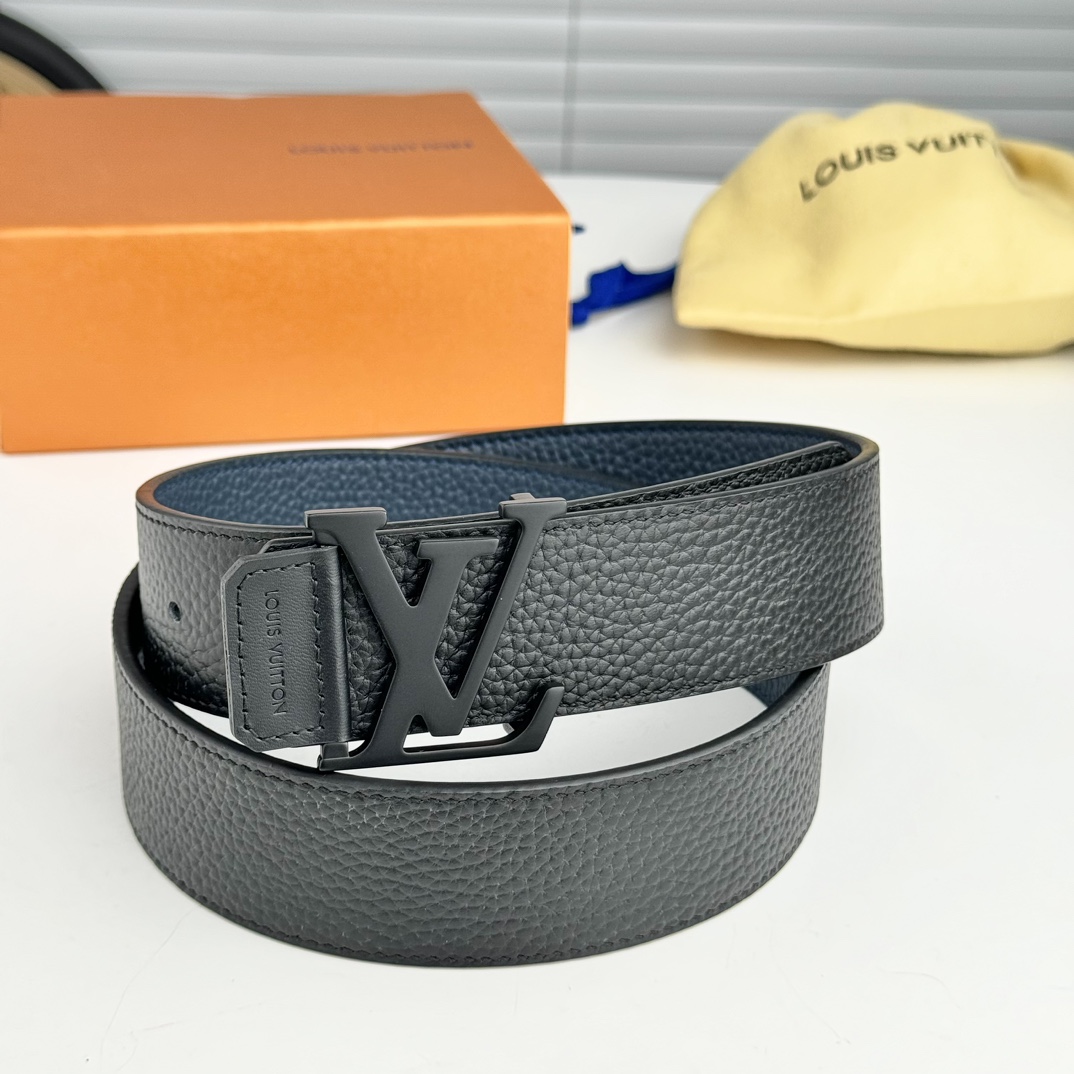 LV  Double-Sided Reversible Logo Buckle  Men's Belt YV24052203