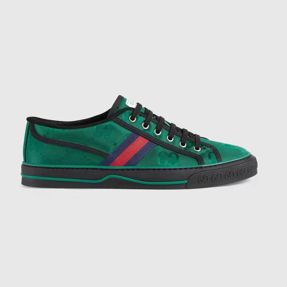GG Tennis 1977 Series Classic Green Canvas Shoes HS250209