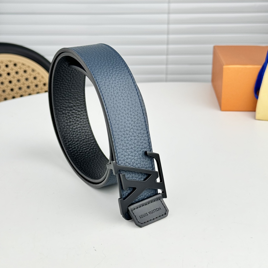 LV  Double-Sided Reversible Logo Buckle  Men's Belt YV24052203