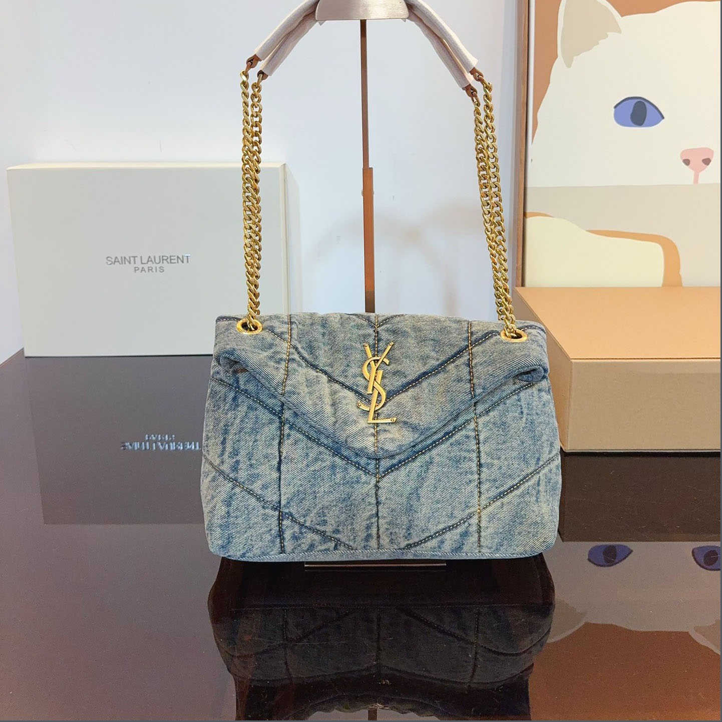 YSL Denim Style Cloud Bag MC24092101