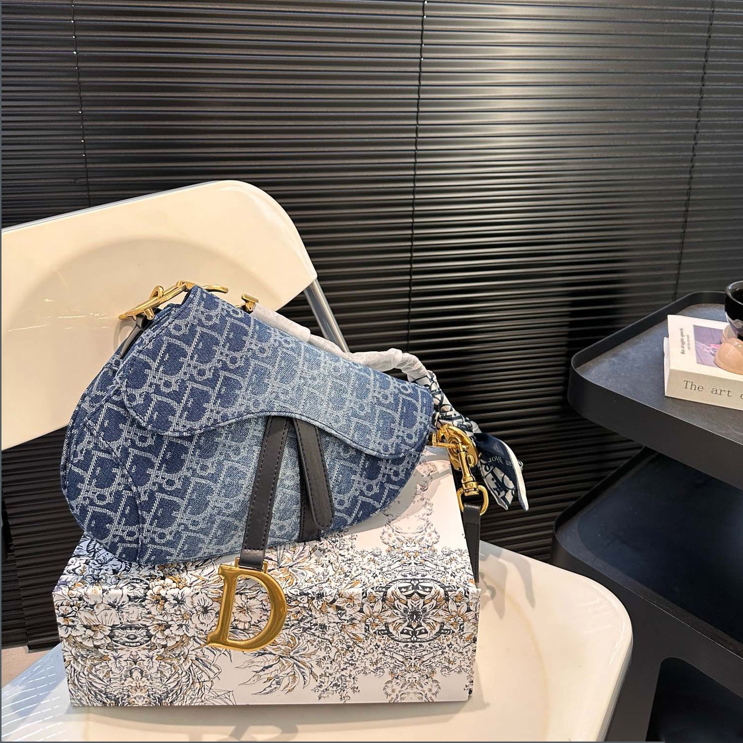 CD Denim Saddle Bag MC24092005