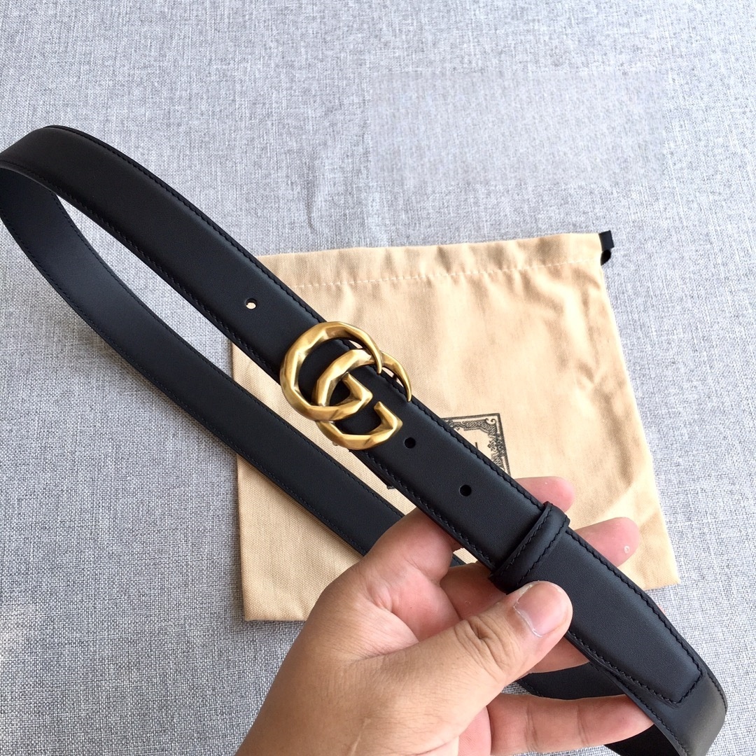 GG  Unisex Marmont Classic Cowhide 3.0cm belt YV24052208