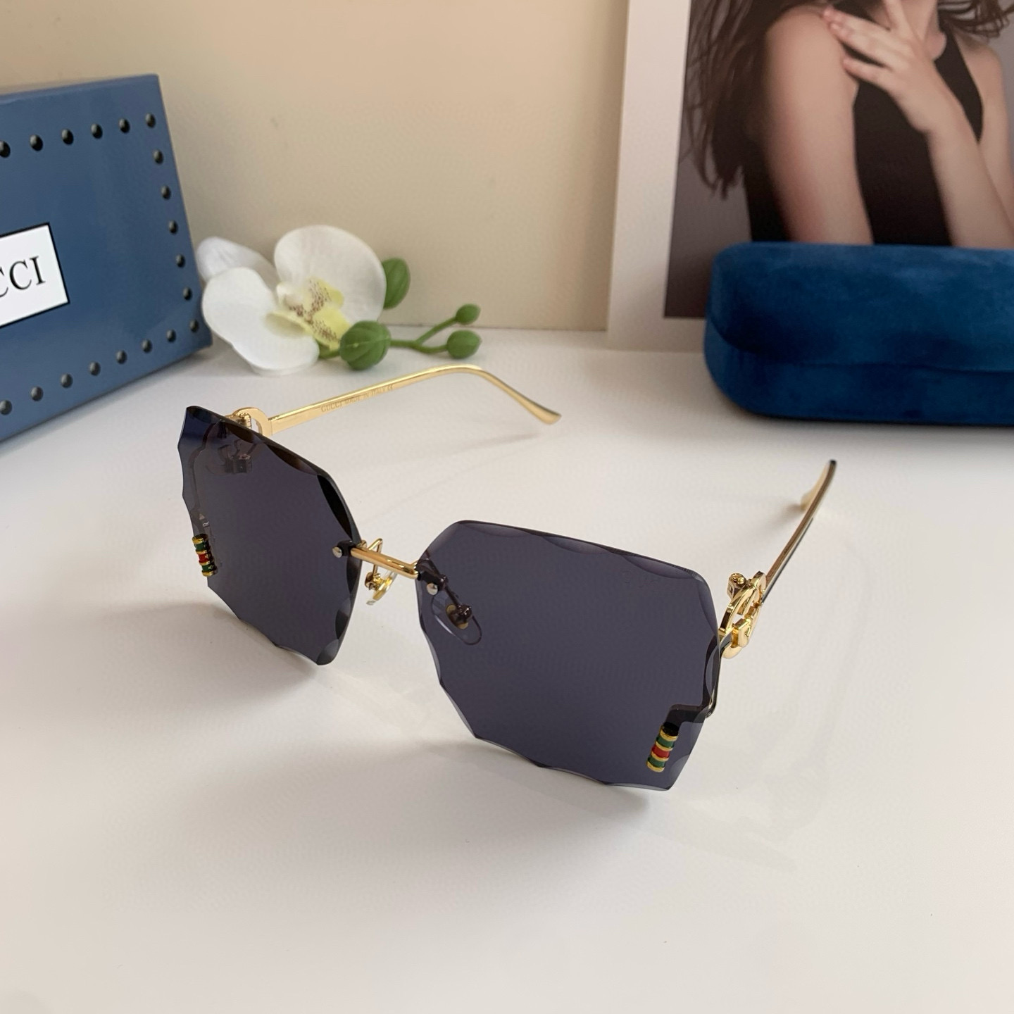 GG Square polarized  sunglasses YV24052313