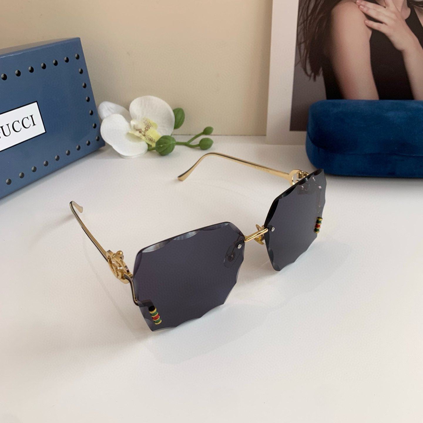 GG Square polarized  sunglasses YV24052313