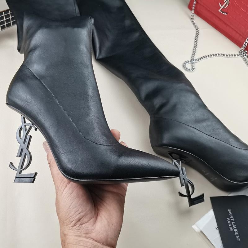 YSL New Fashion Cowhide High Heel Boots DD250215