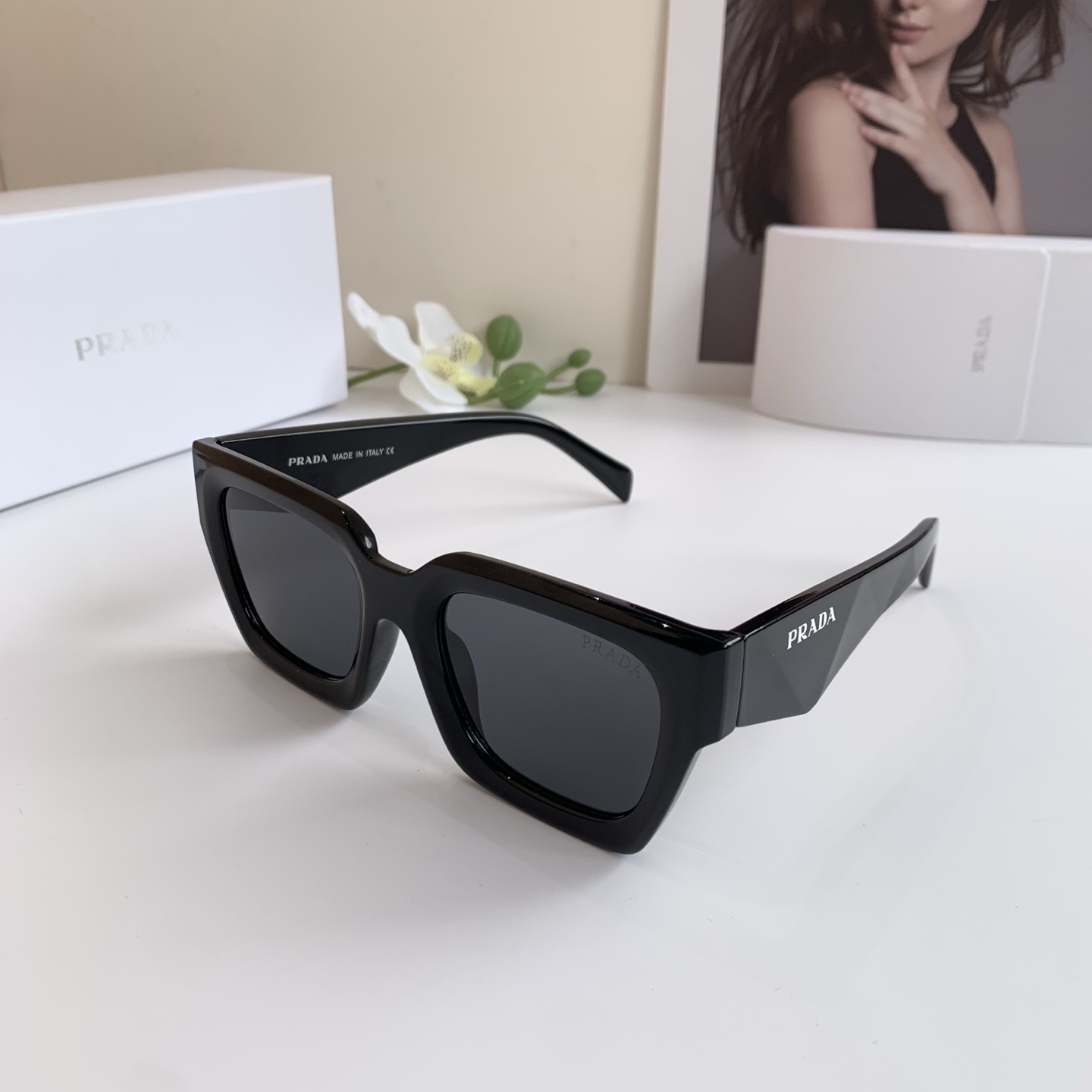 PRA unisex Square sunglasses YV24052306