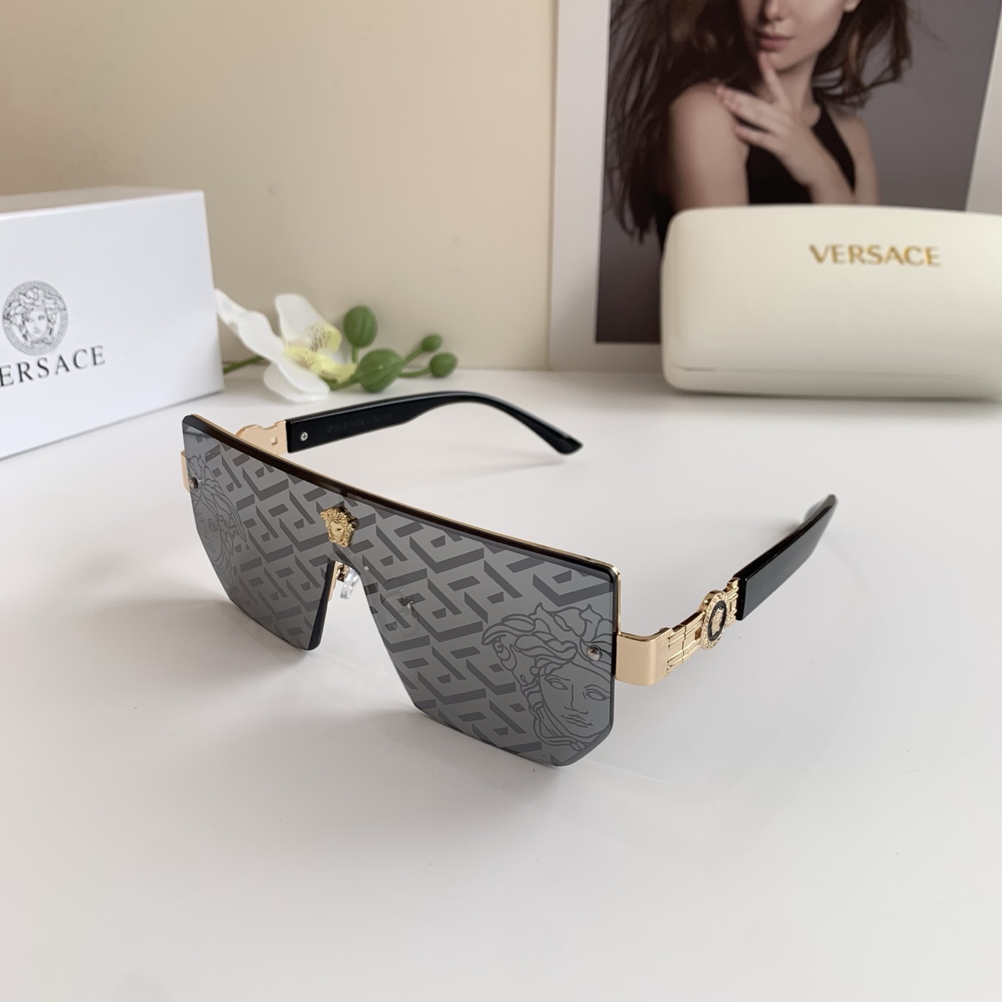 Vs 25New Medusa Micro Logo Sunglasses YV24052308