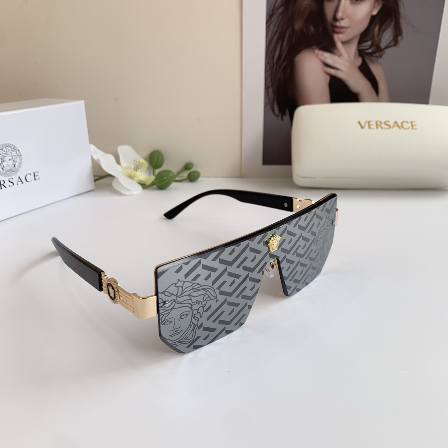 Vs 25New Medusa Micro Logo Sunglasses YV24052308
