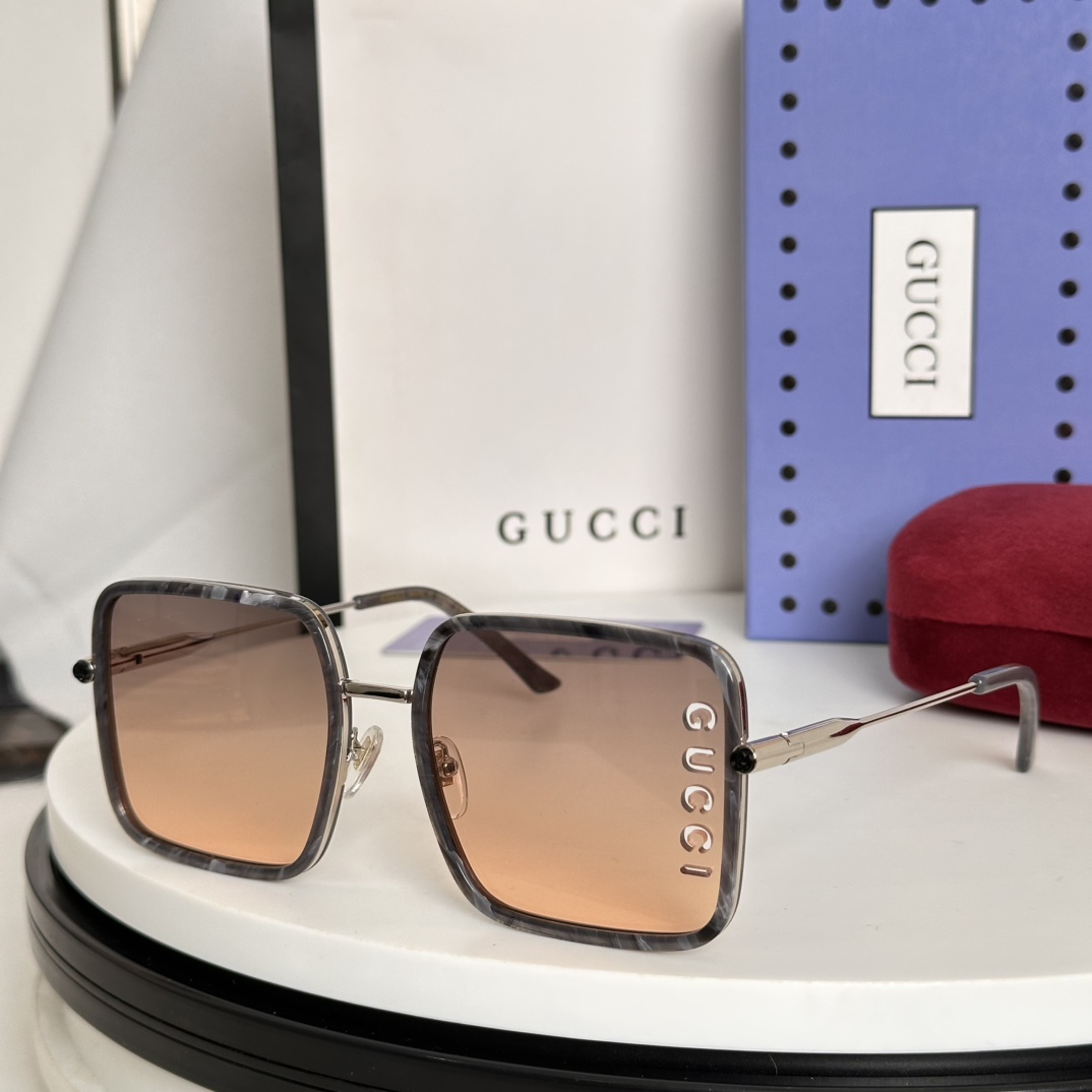 GG Women's colorful square sunglasses YV24052304