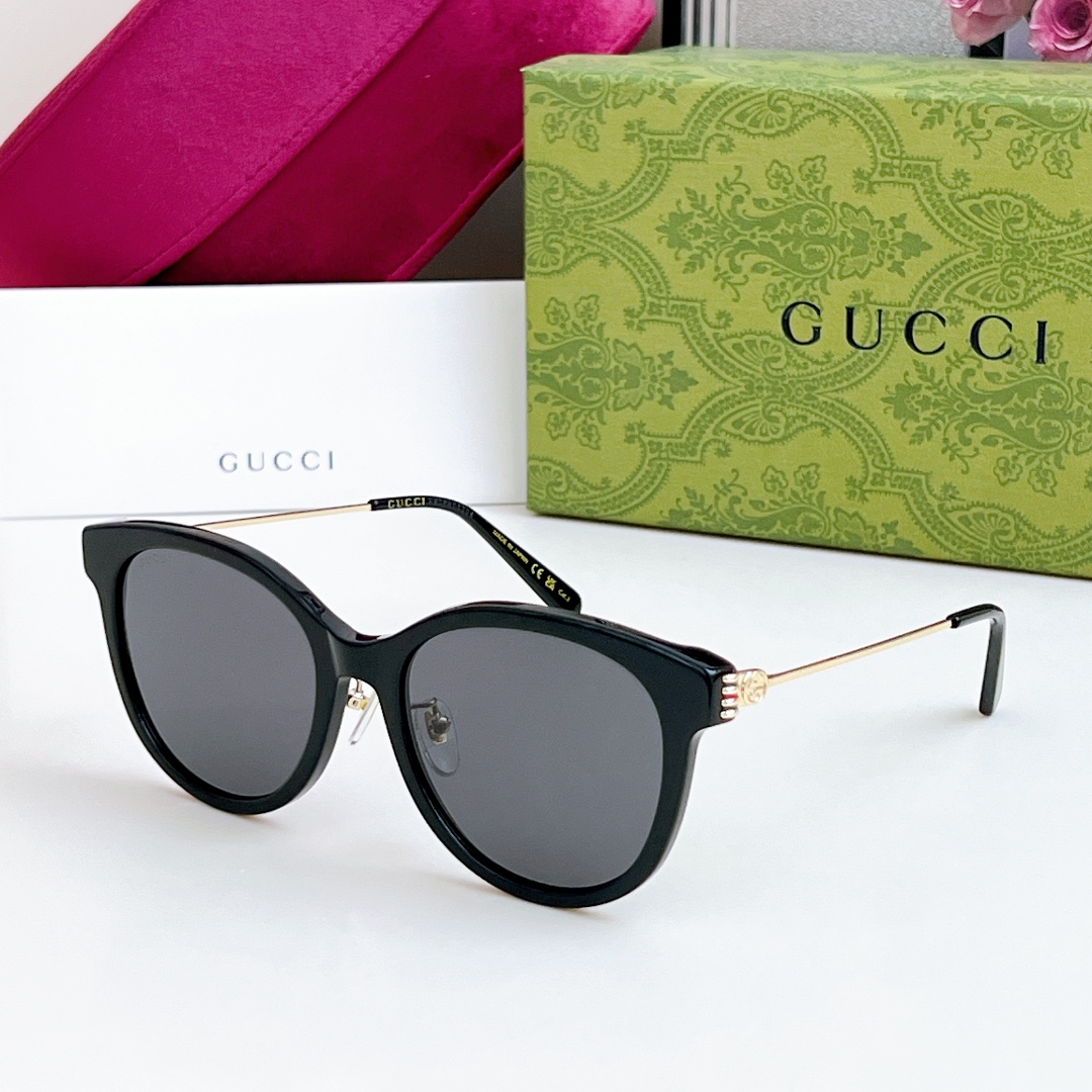 GG Simple and stylish logo - decorated sunglasses YV240524016