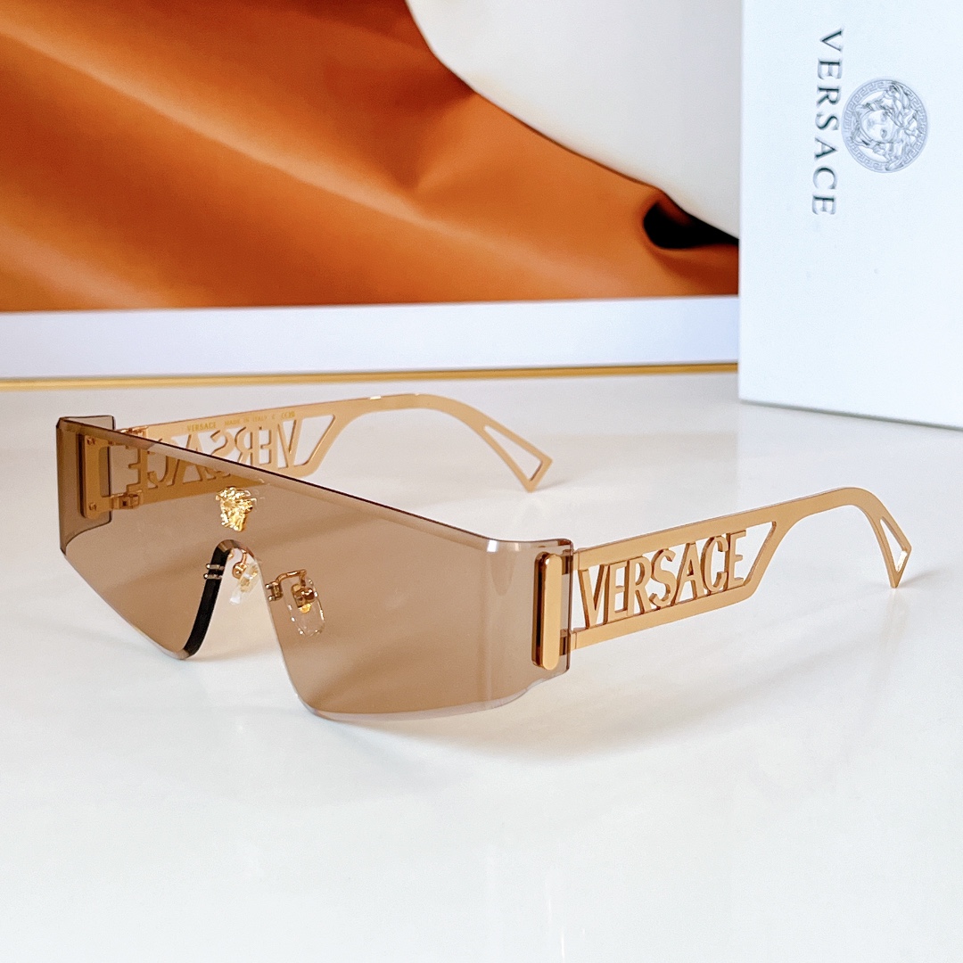 Vs One - Piece Distinctive Oversized Sunglasses YV24052403