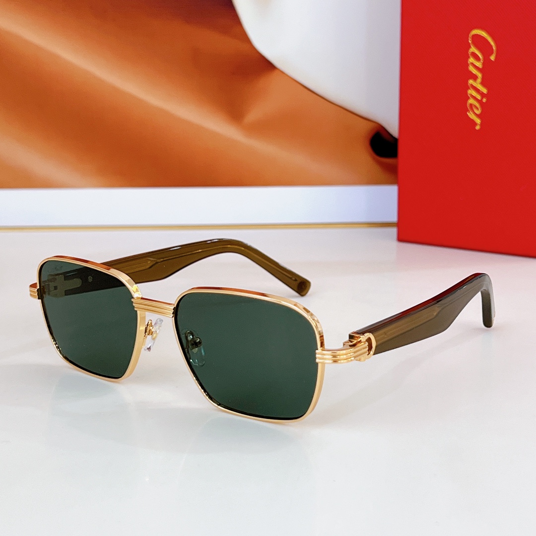 Car  Fashionable and retro metal sunglasses YV240524021