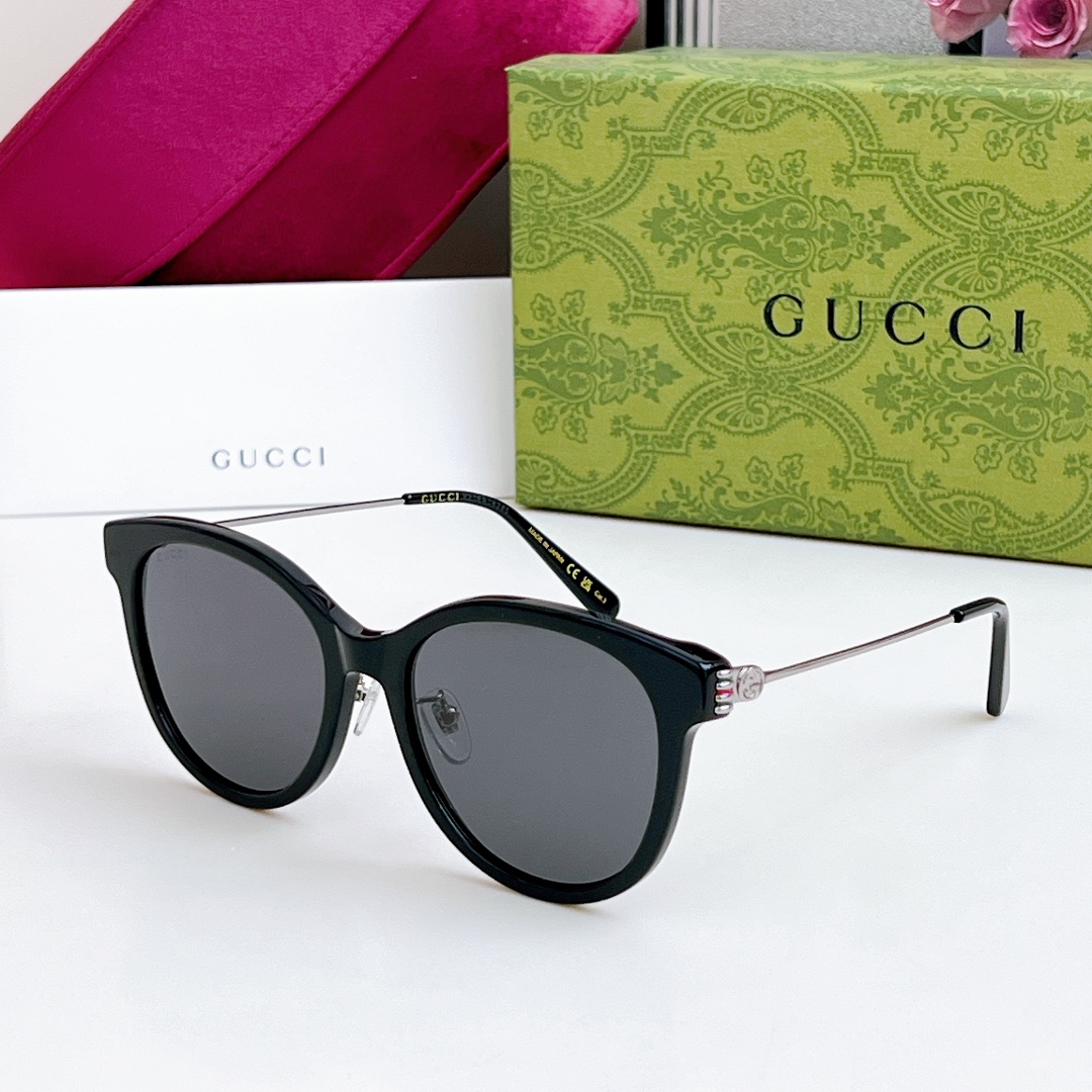 GG Simple and stylish logo - decorated sunglasses YV240524016