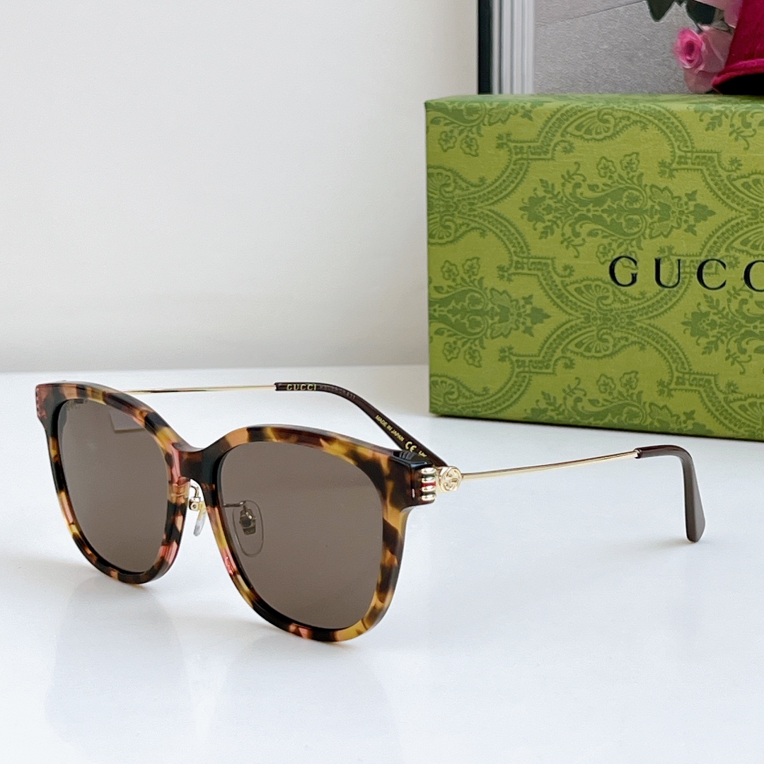 GG Simple And Stylish Logo - Decorated Sunglasses YV240524017