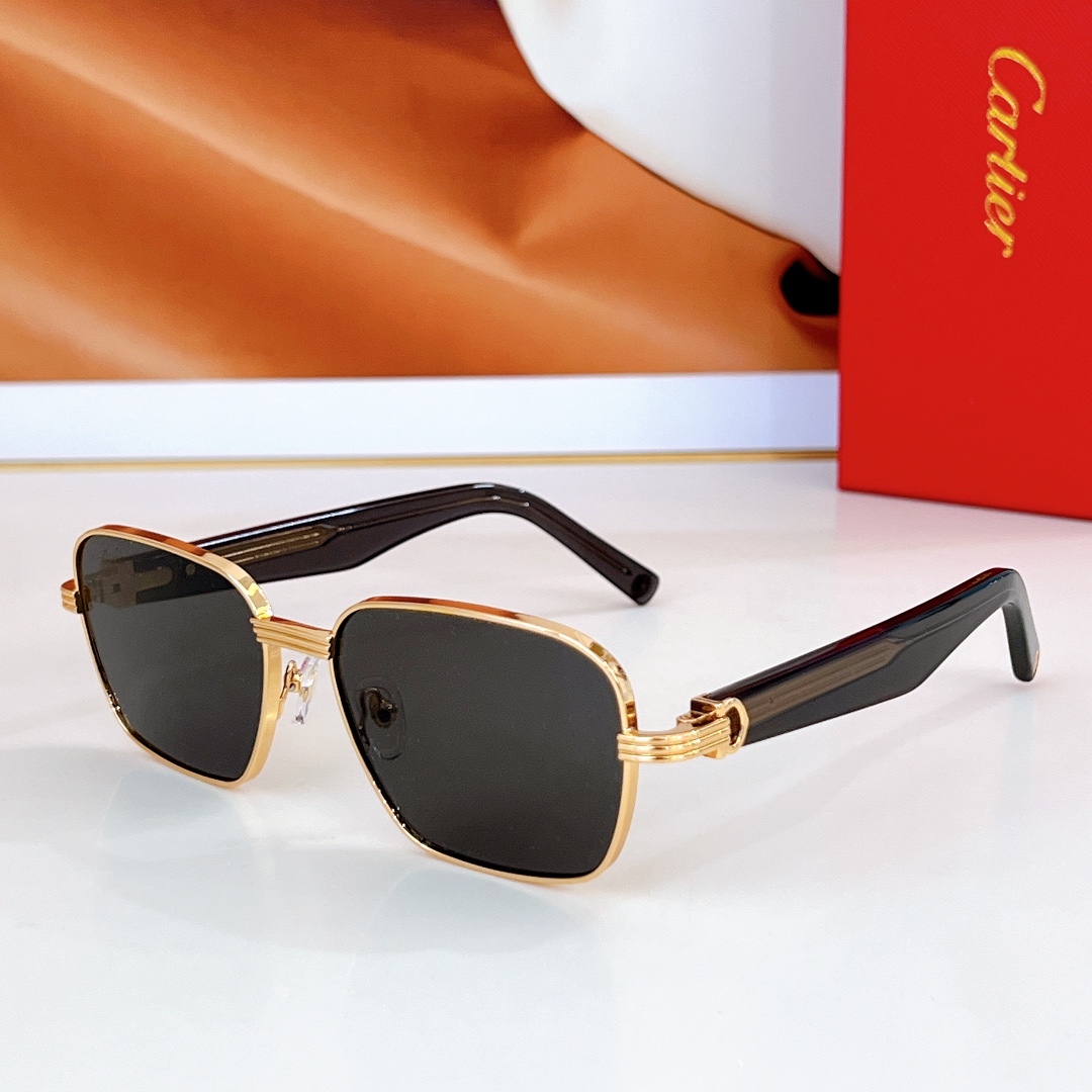 Car  Fashionable and retro metal sunglasses YV240524021