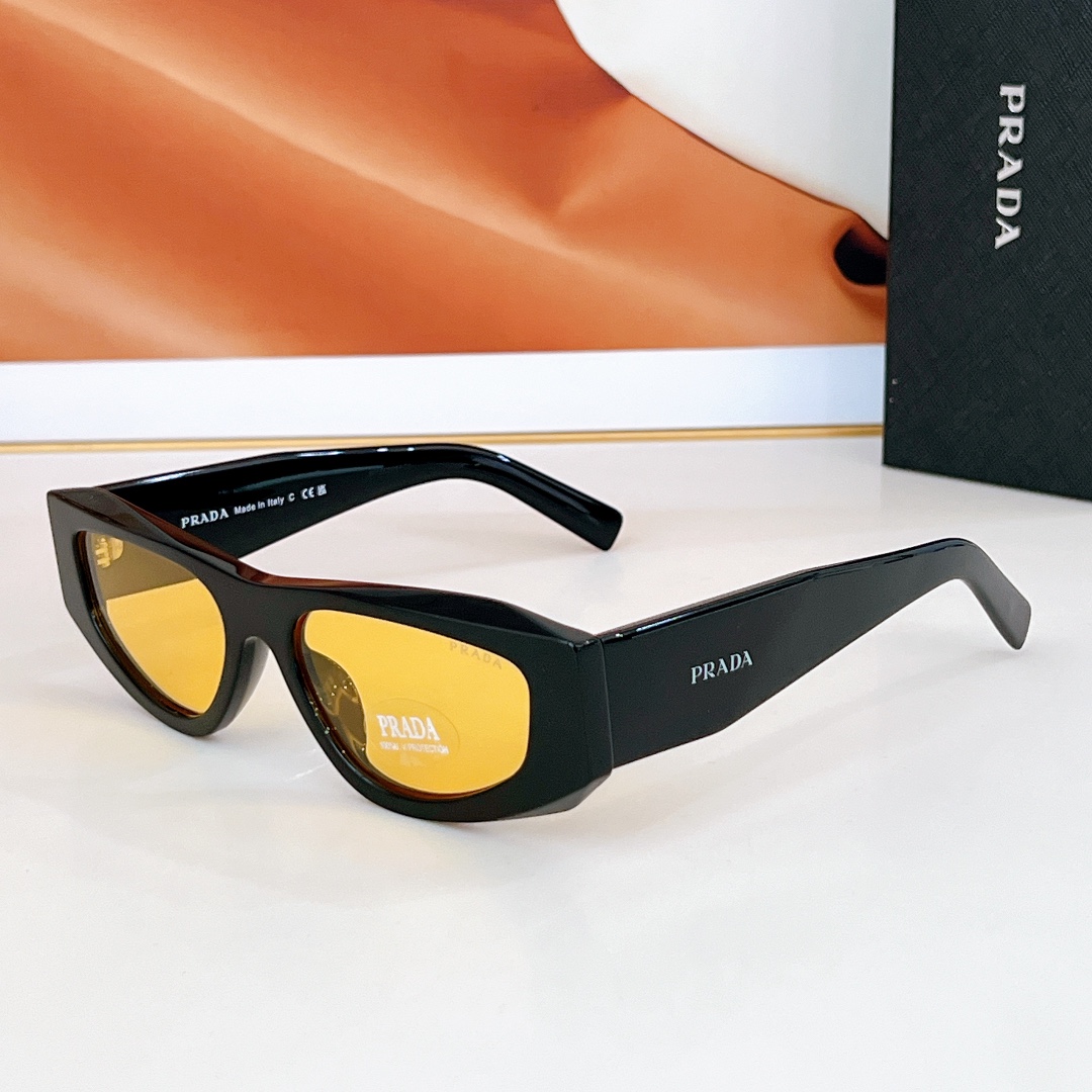 PRA  Fashionable thick - framed colored sunglasses YV24052419