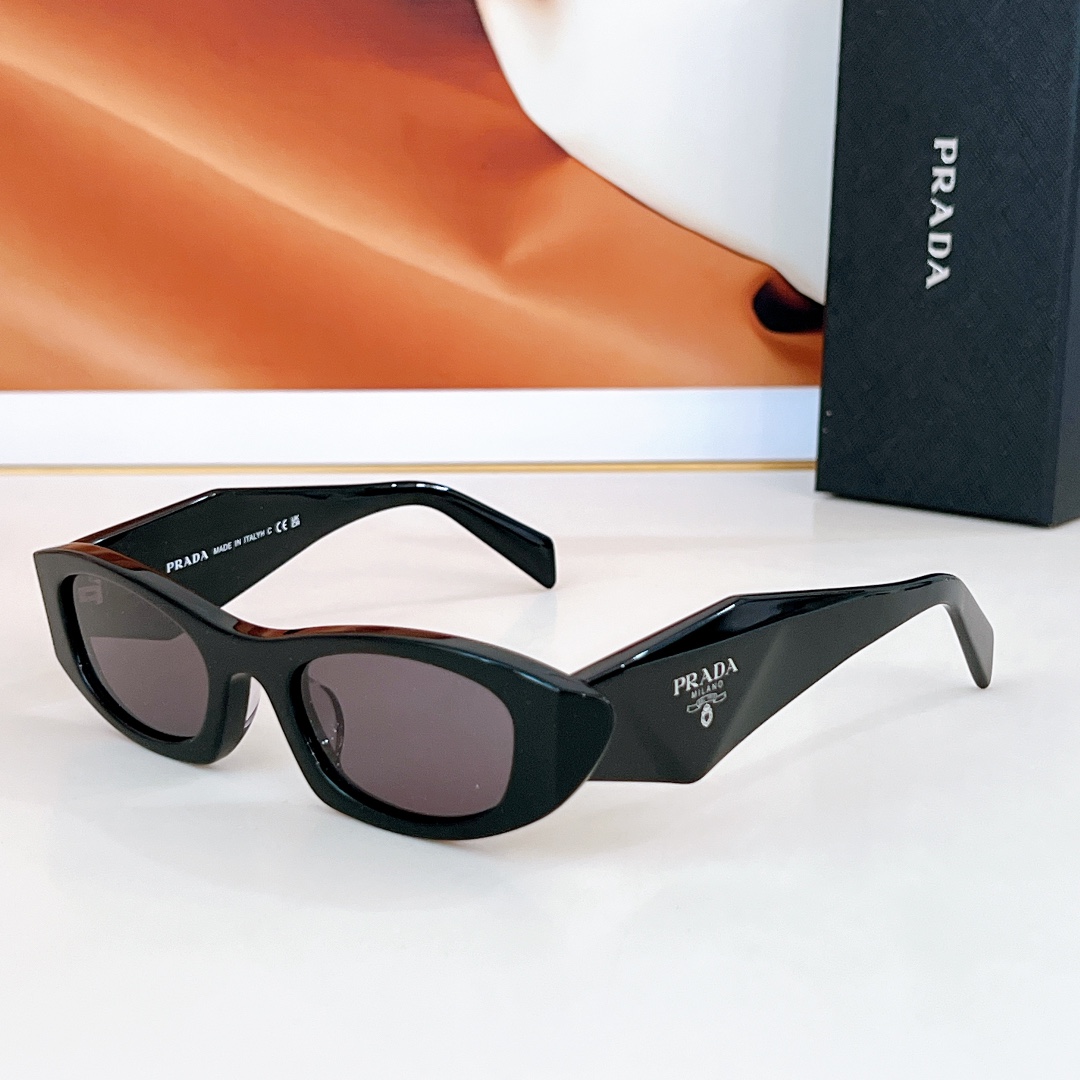 PRA  Fashionable thick - framed colored sunglasses YV24052420