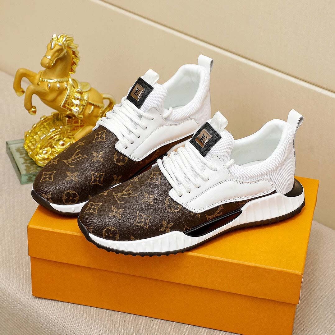 LV Three-Color Stitching Fashion Sneakers TE250319