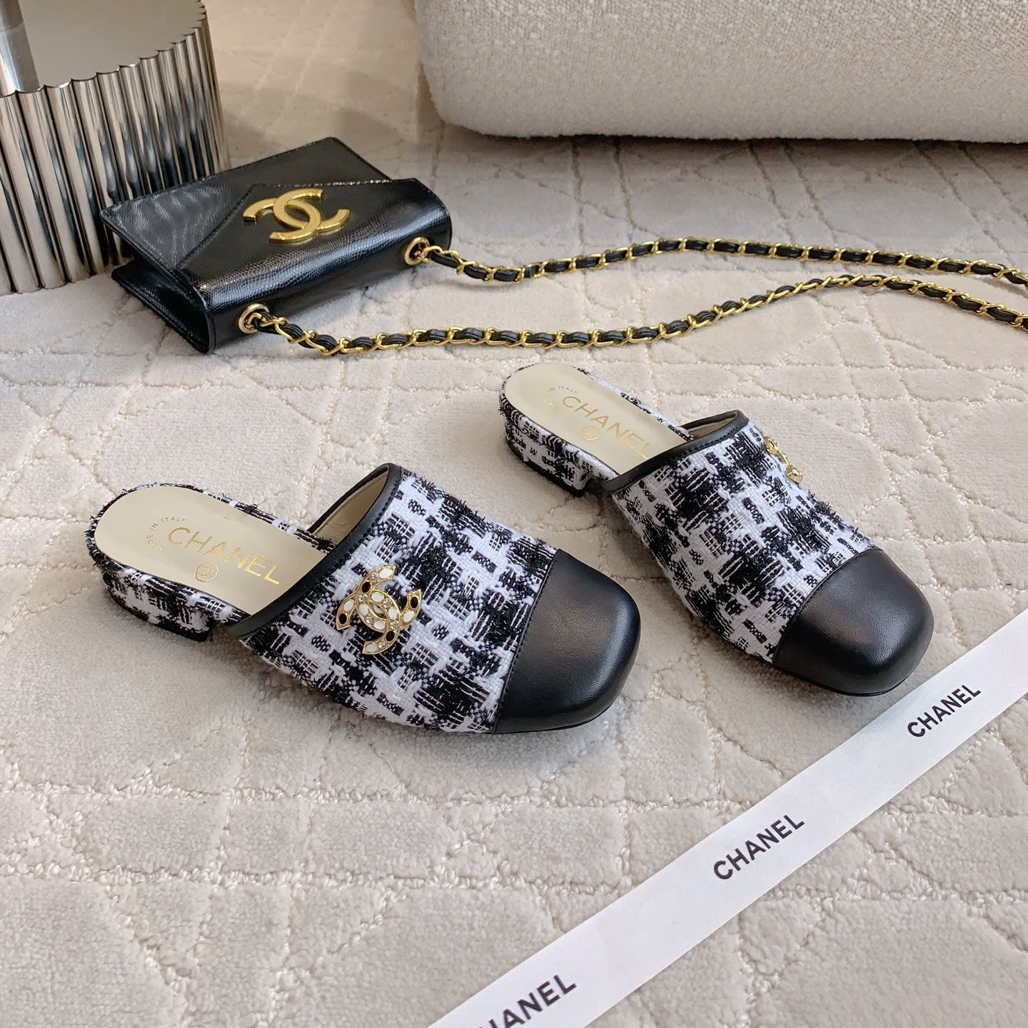 CH High Heel Mule Sandals SGM250201