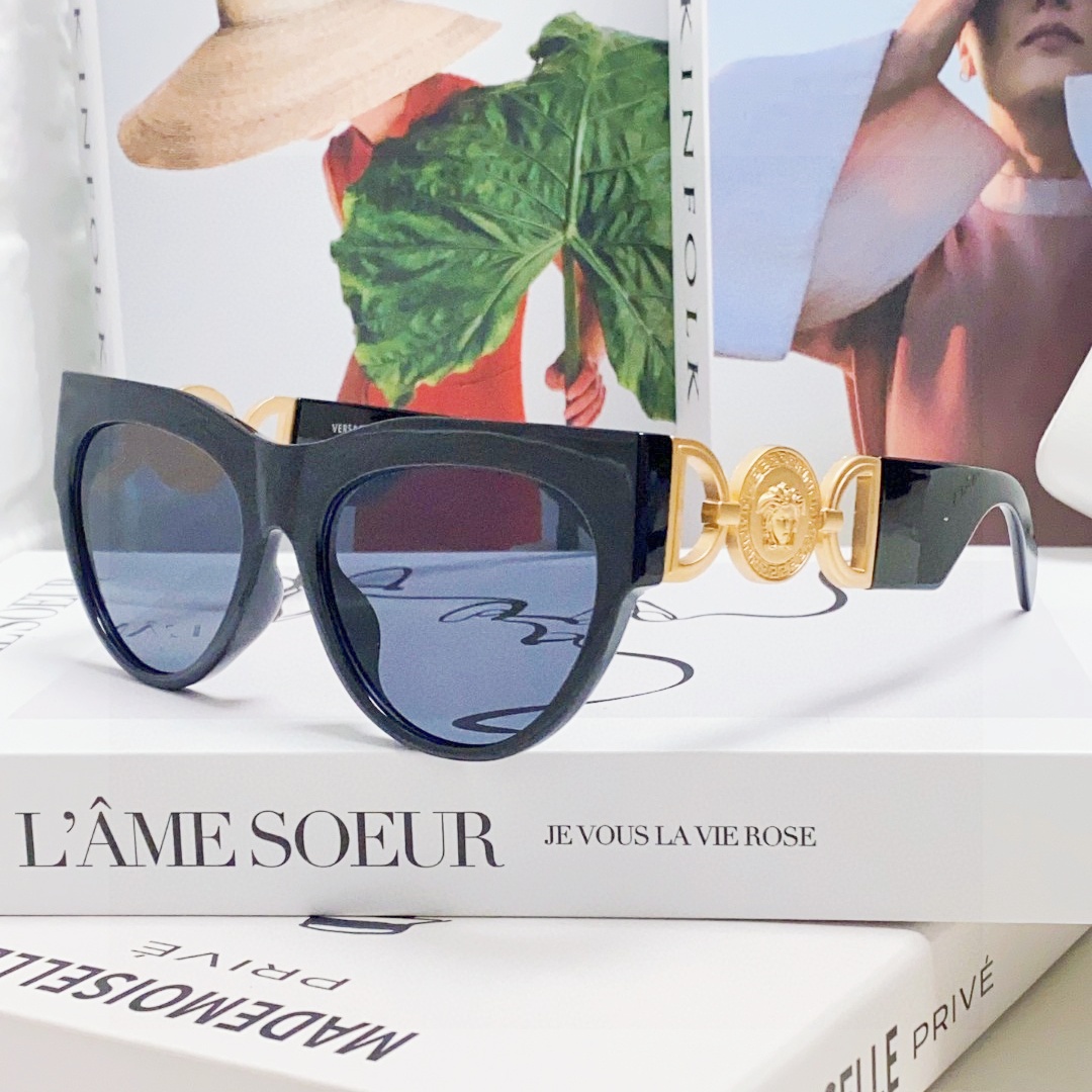 VS New Multicolored Large - Frame Glasses Sunglasses YV240526012