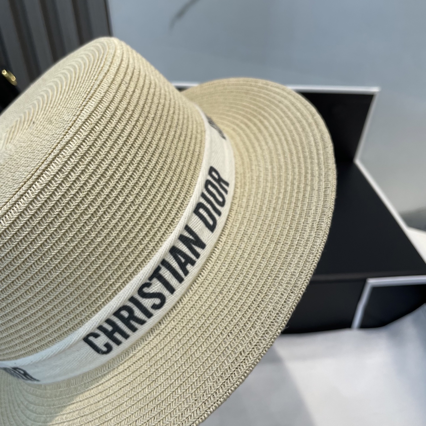 Dor Flat top sunshade beach straw hat TE250463