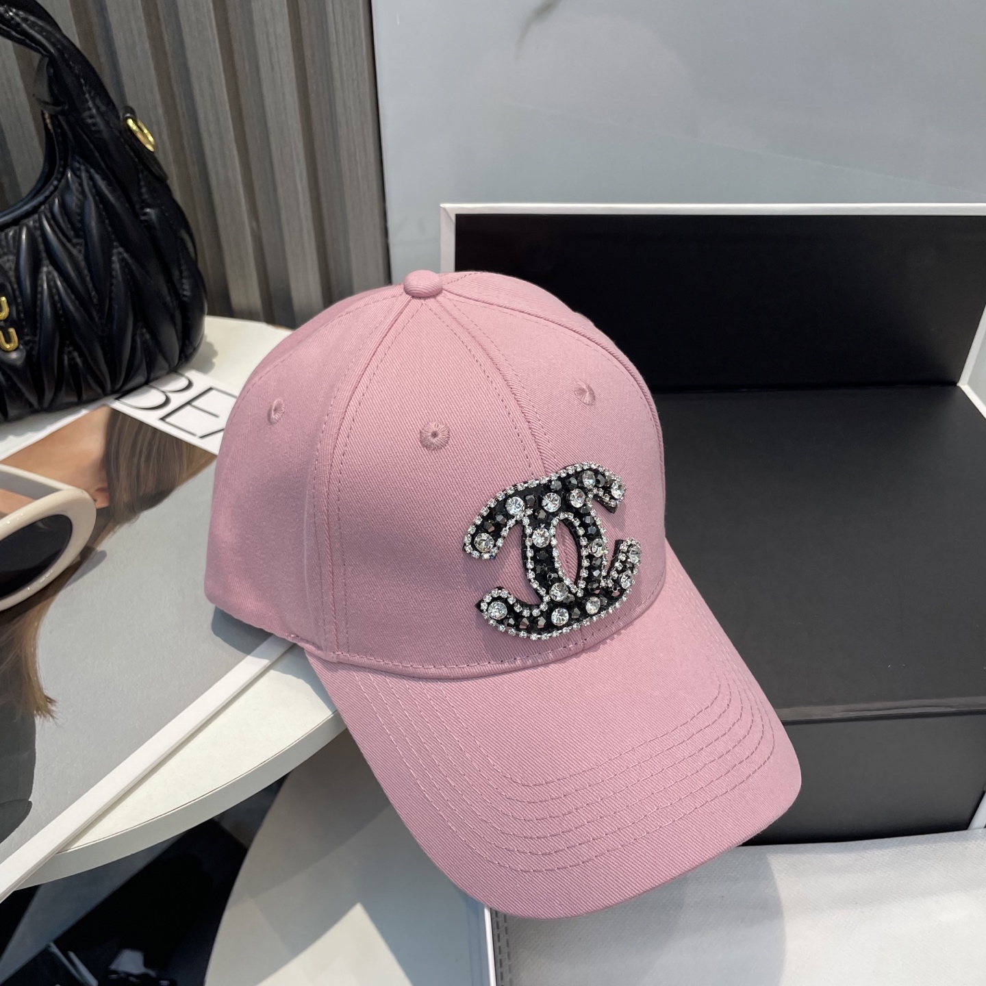CH Fashion rhinestone baseball cap TE250443
