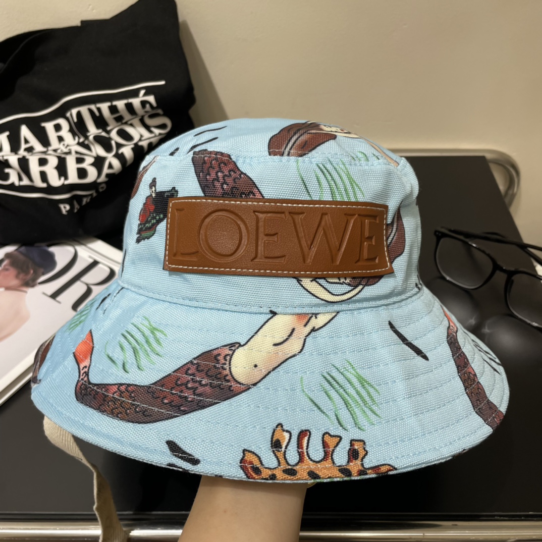 LOE Water Lily Mermaid Beach Sun Hat TE250446