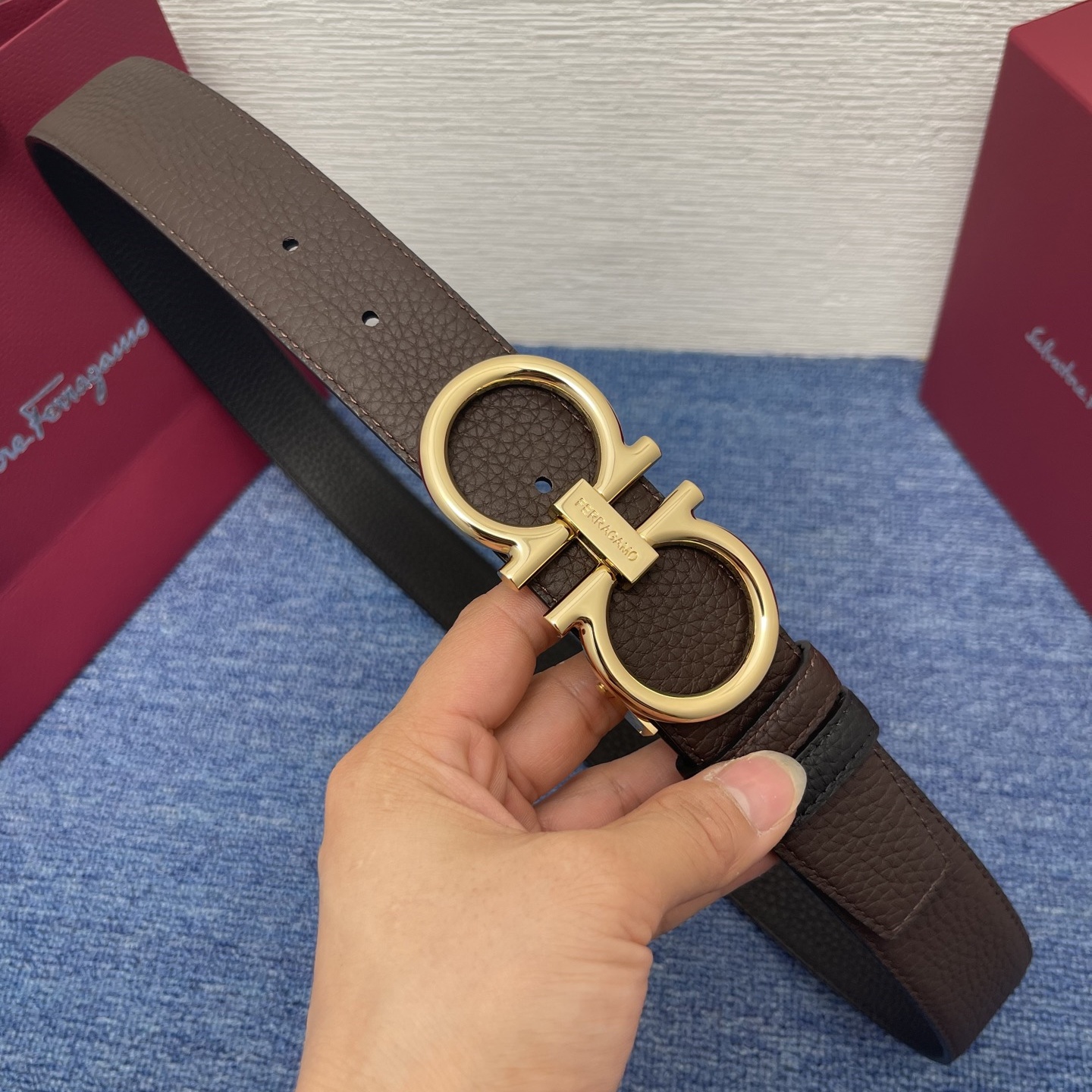 SF Men's Basic Style Casual Versatile Stylish Belt YV24052604