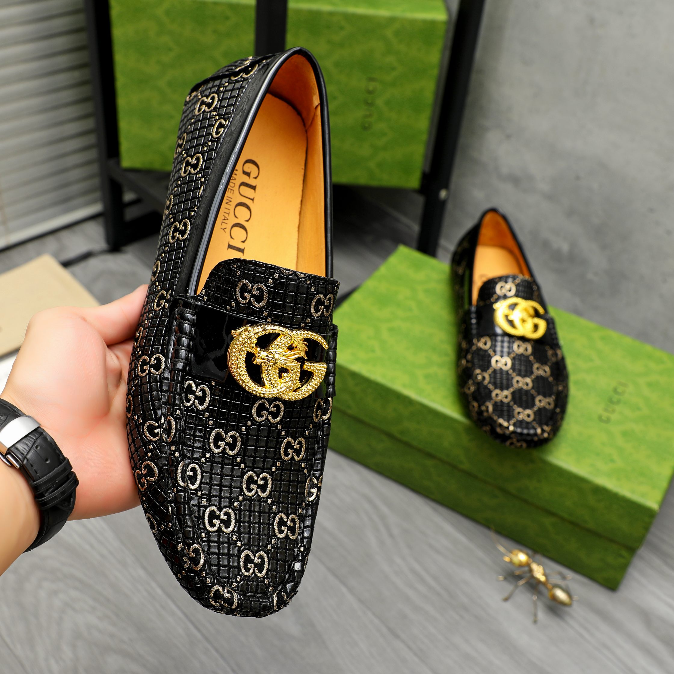 GG Men's Stylish Casual Slip-On Shoes SY250420