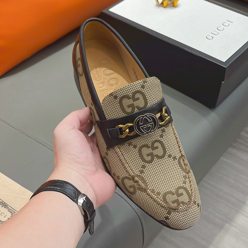 GG Men's Stylish Casual Leather Shoes SY250408