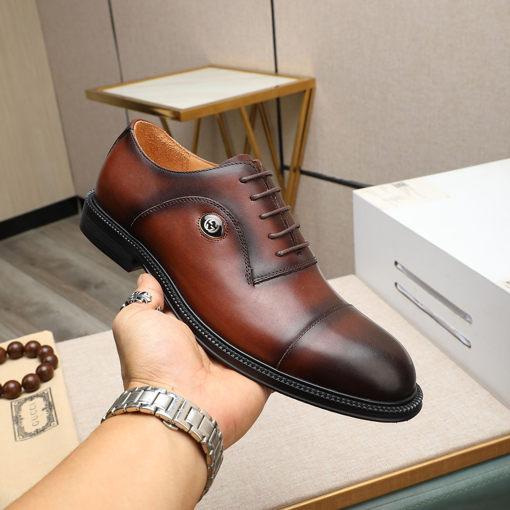 GG Stylish Business Casual Leather Shoes SY250421